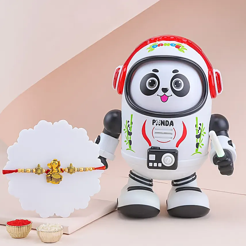Musical Space Panda Robot Gift for Rakhi