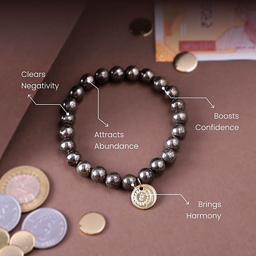 Raw Pyrite Energy Bracelet