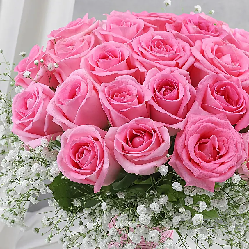 Romantic Blush Rose Bouquet