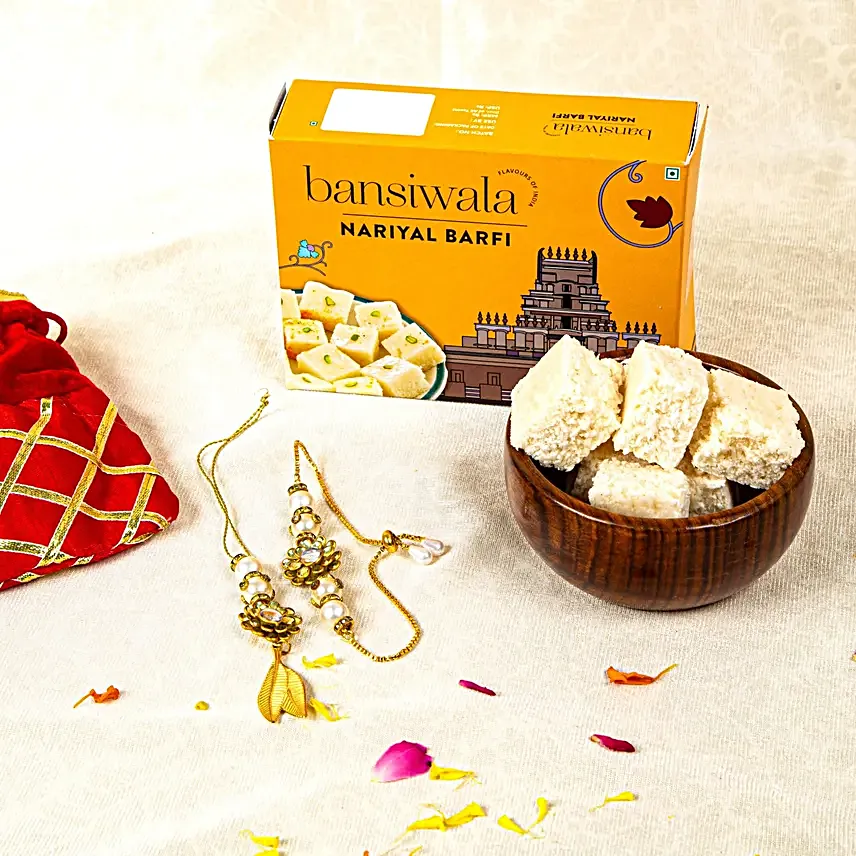Nariyal Barfi Rakhi Hamper