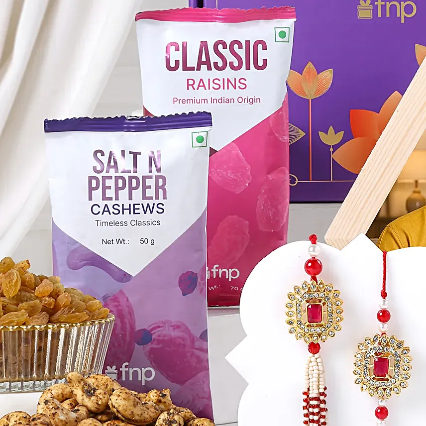 Moments & Munchies Rakhi Combo
