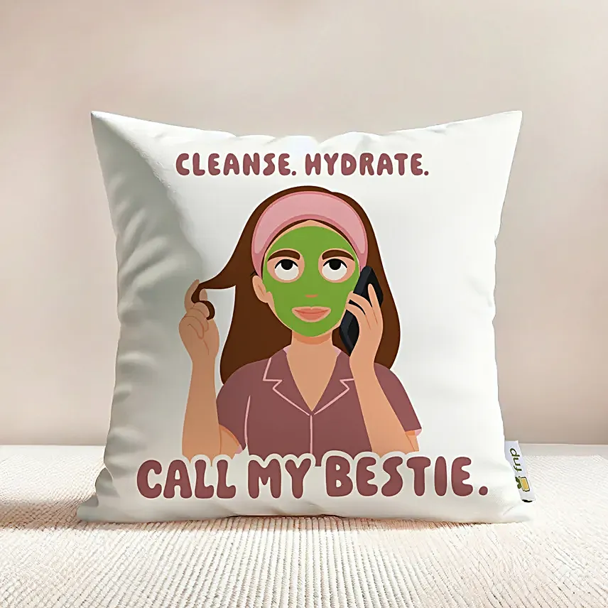 Bestie Vibes Cushion for Friendship Day