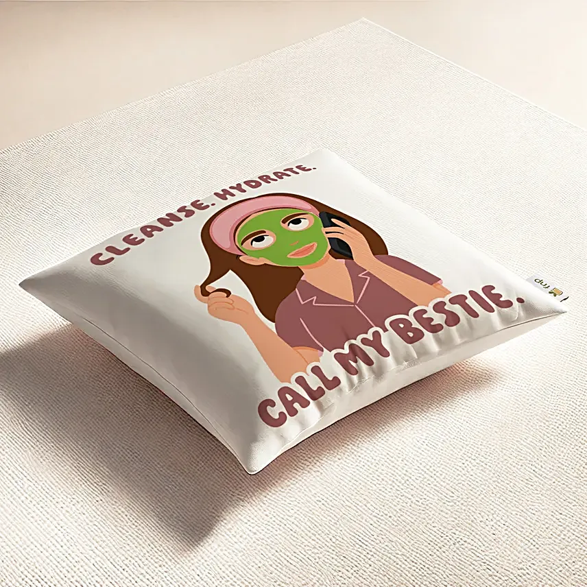 Bestie Vibes Cushion for Friendship Day