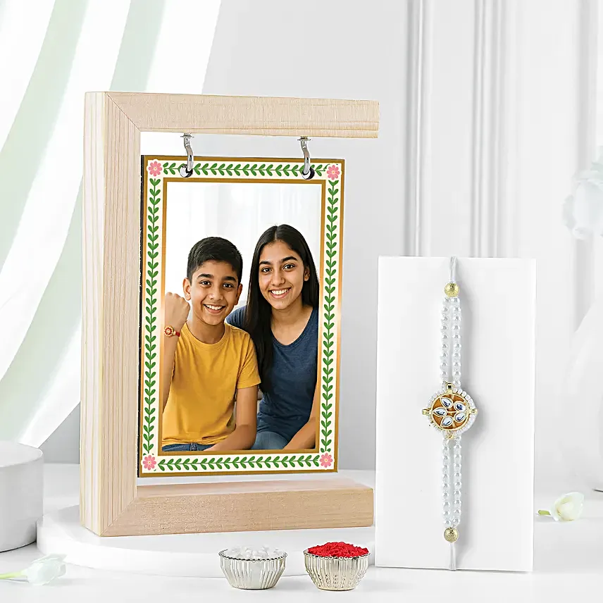 Cherished Clicks Rakhi Photo Frame Gift