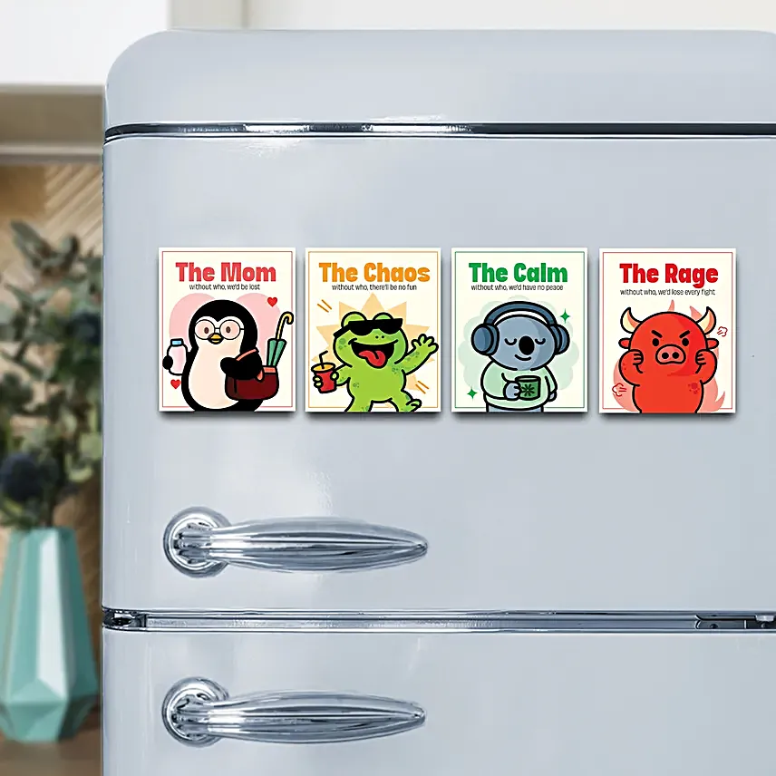 Four Magnets for Besties