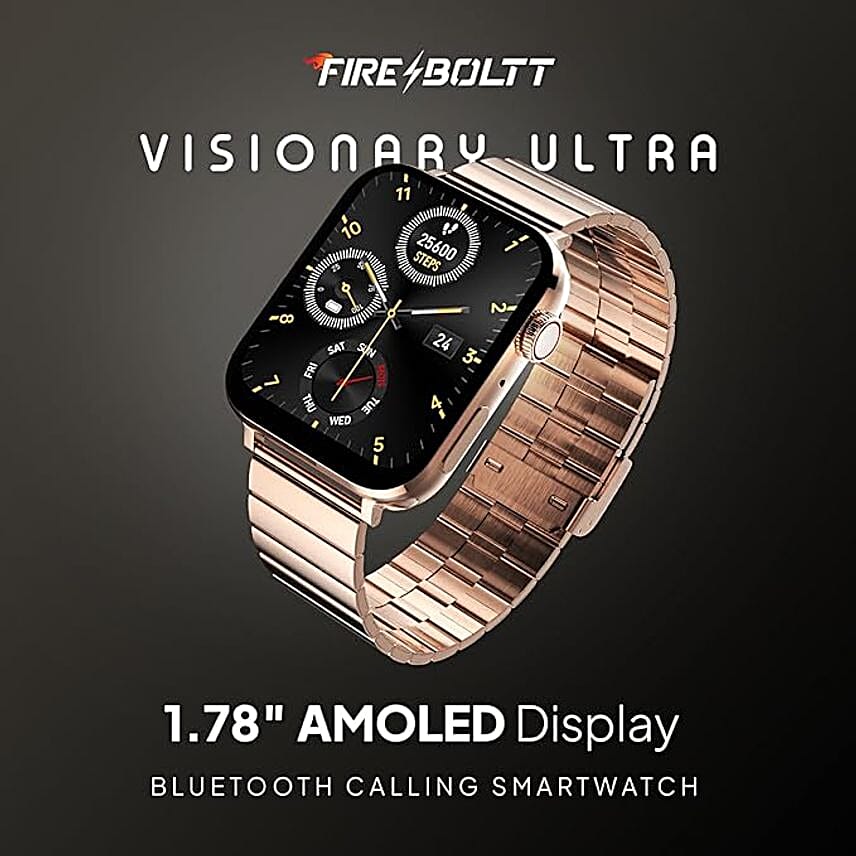 Fire Boltt Gold Crown Smartwatch
