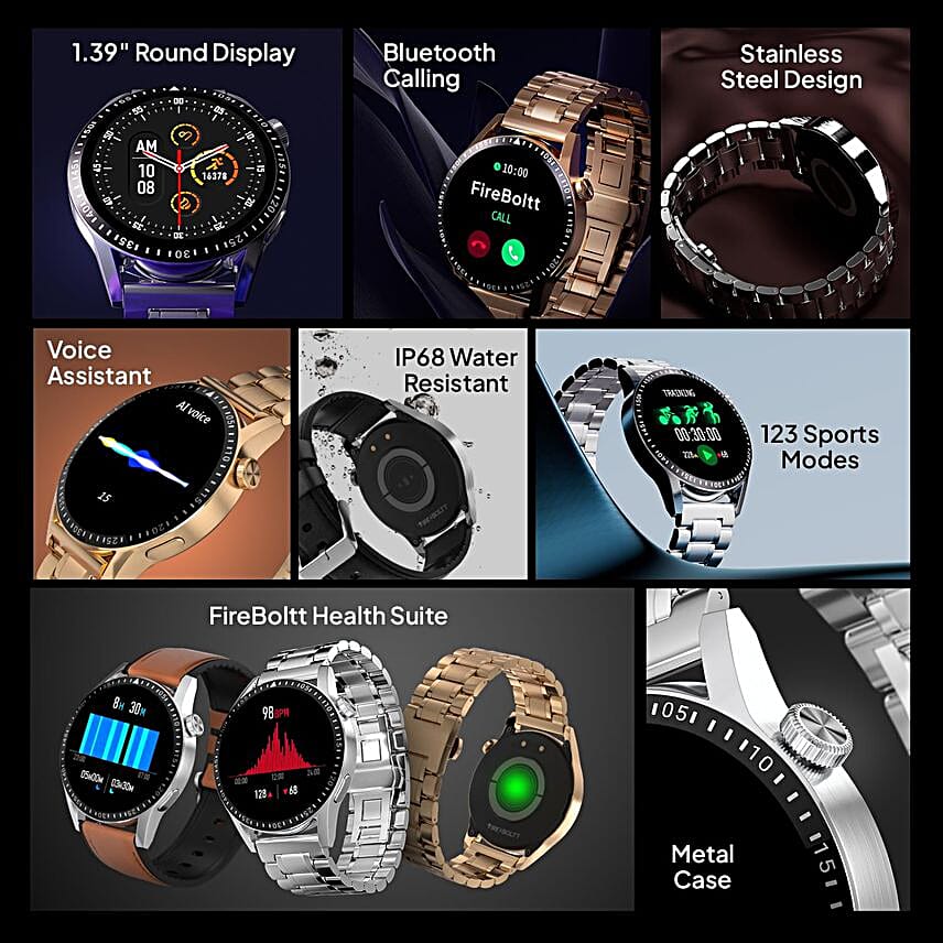Fire Boltt Gold Utility Smartwatch