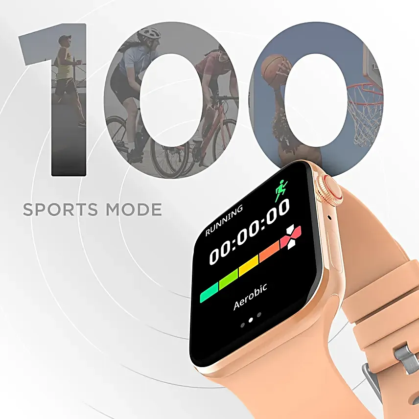 Fire Boltt Rose Gold Smartwatch