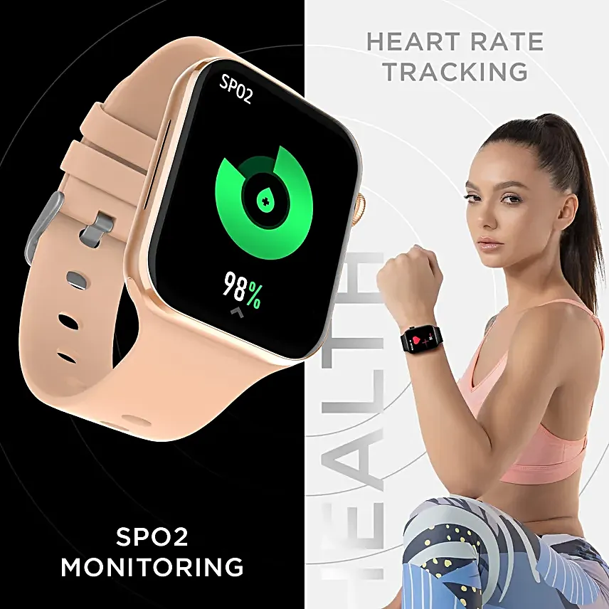Fire Boltt Rose Gold Smartwatch