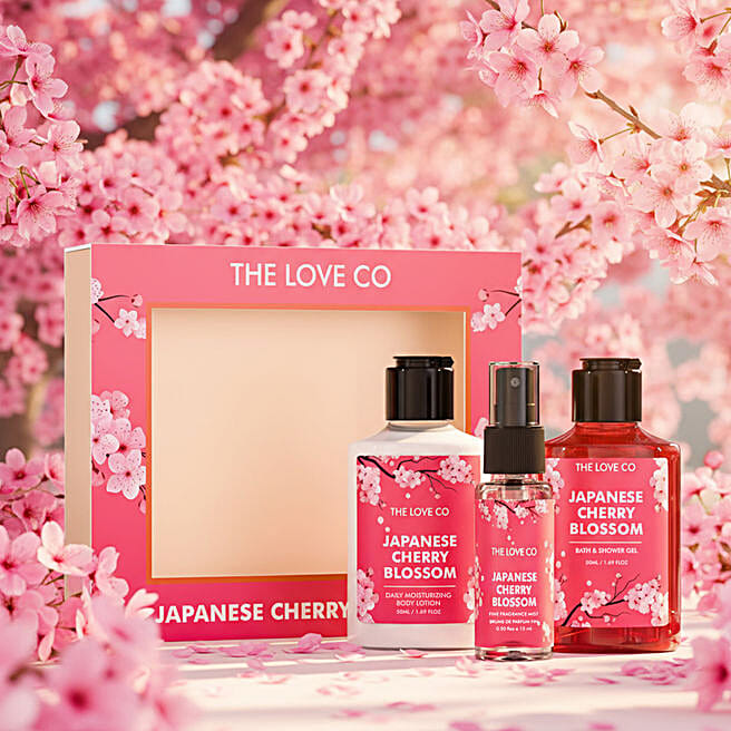Buy/Send The Love Co. Japanese Cherry Blossom Bloom n Glow Set