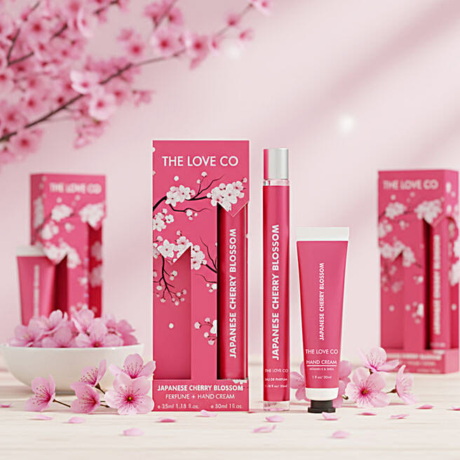 Buy/Send The Love Co. Japanese Cherry Blossom Perfume n Hand Care
