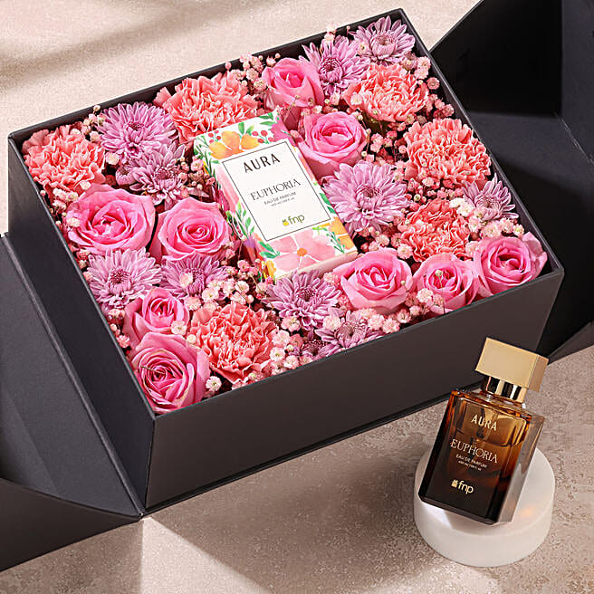 Buy/Send Blooming Confidence Perfume Gift Set Online- FNP