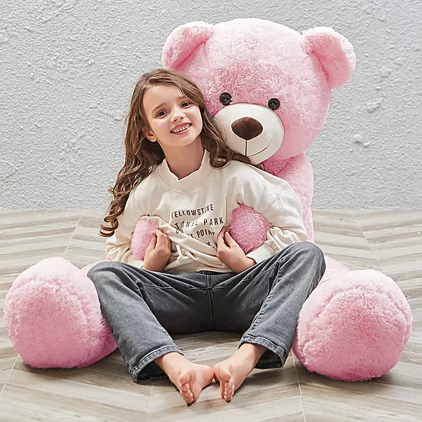 3 Ft Huggable Teddy Bear Pink