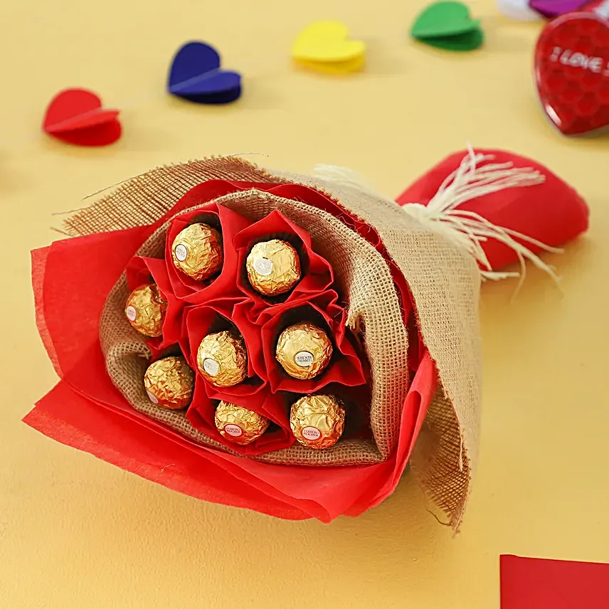 Buy Online Ferrero Rochers Bouquet