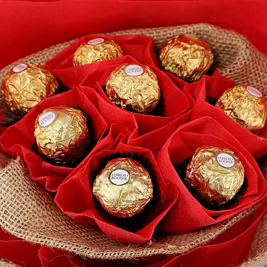 Buy Online Ferrero Rochers Bouquet
