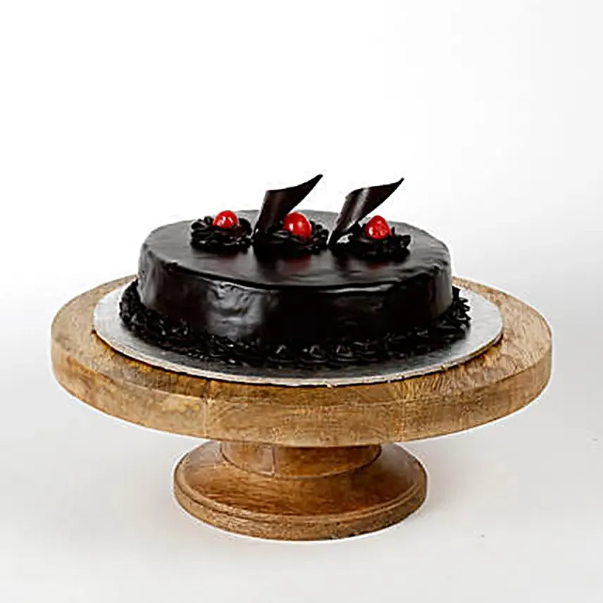 Red Roses Bouquet With Truffle Cake Combo