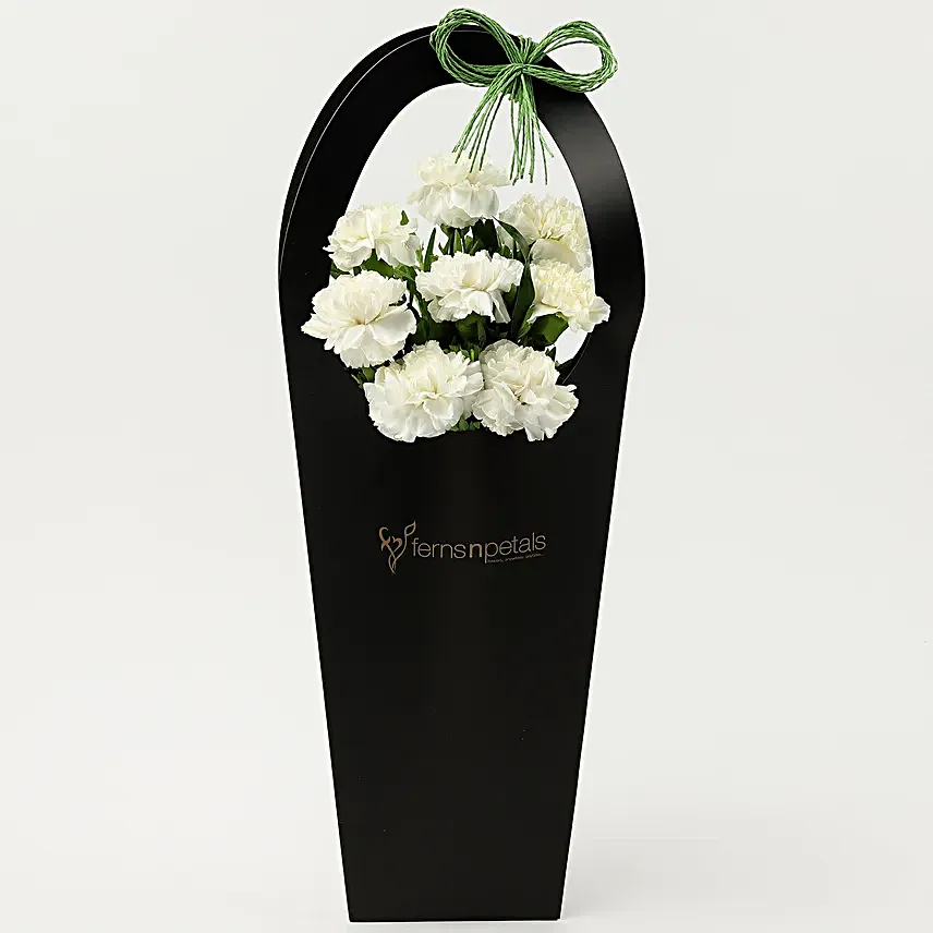 Online Carnations Black FNP Sleeve Bag