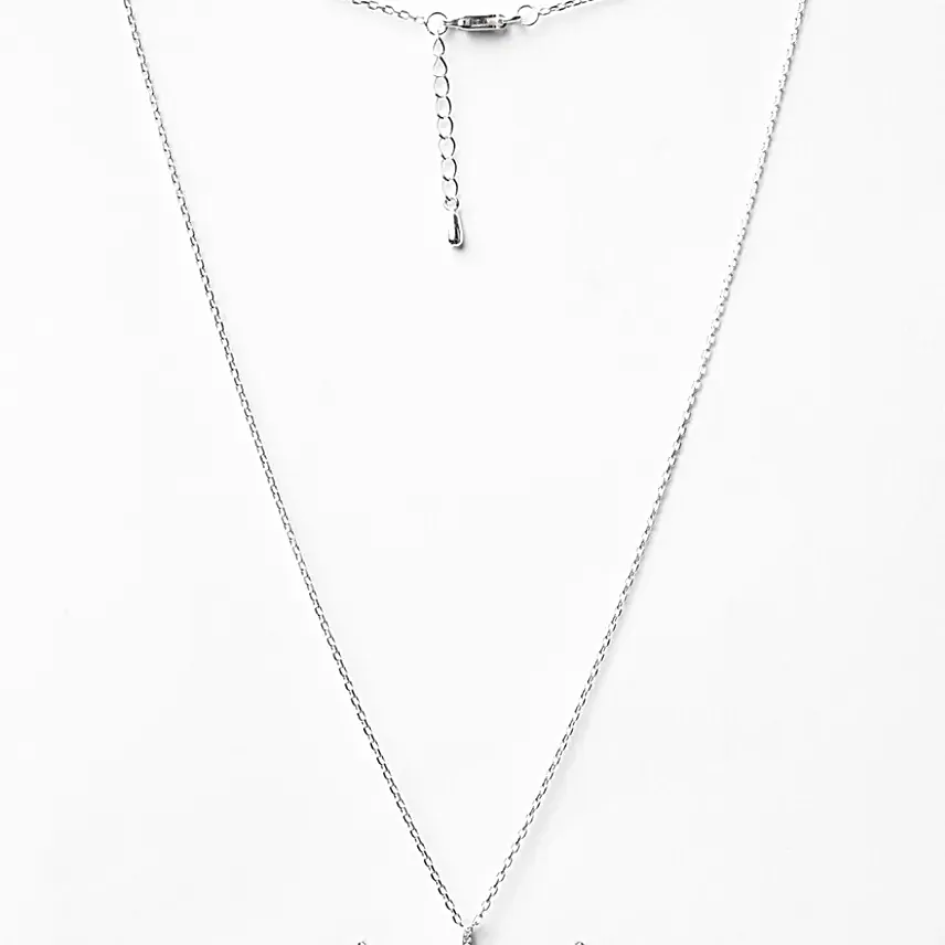 925 Silver Luxe Zirconia Necklace Set