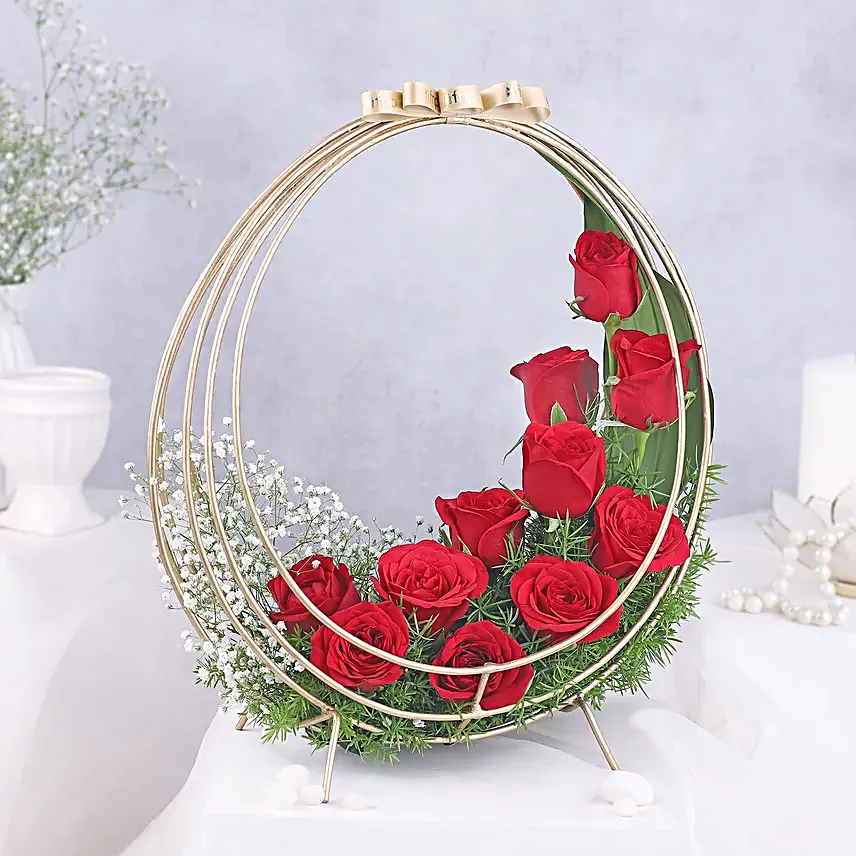 A Bed of Crimson Red Roses