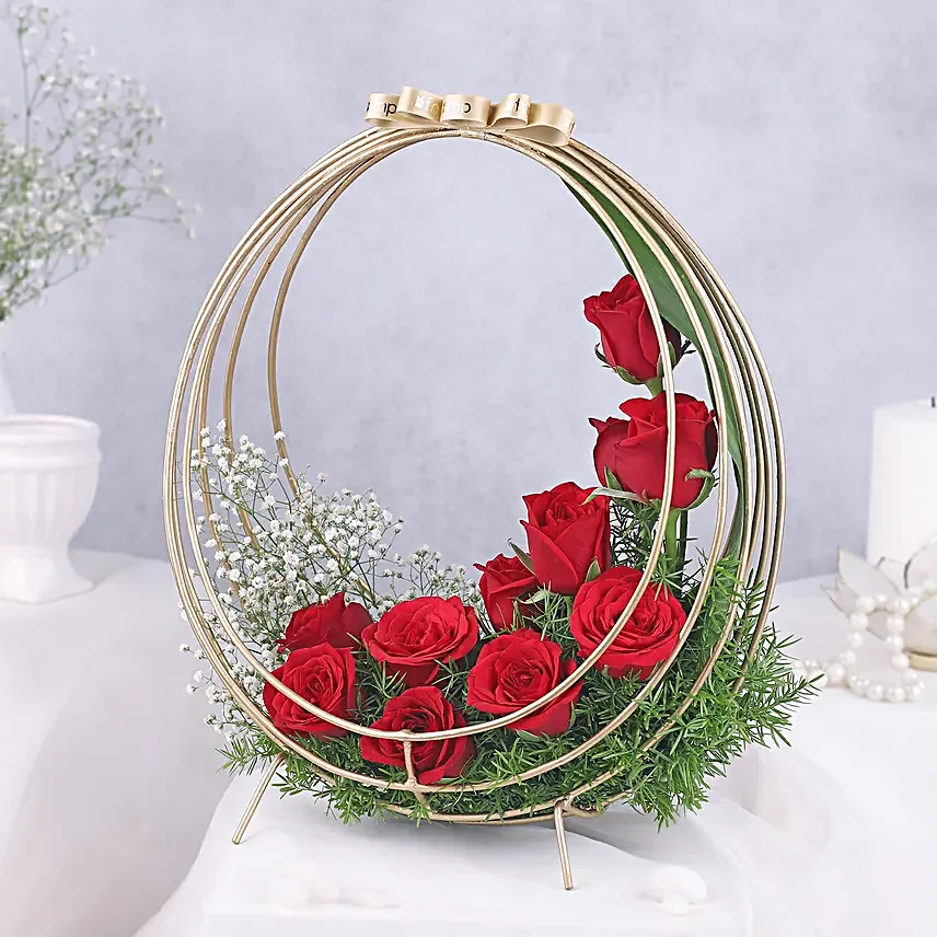 A Bed of Crimson Red Roses