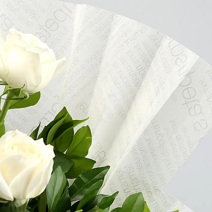 A Cool Breeze Roses Bouquet Ferrero Rocher Box