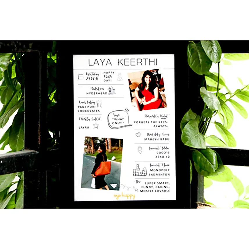 All about you Frame