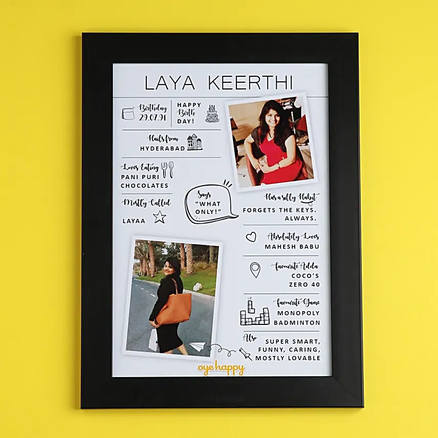 All about you Frame