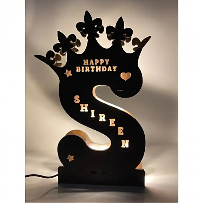Online Single Alphabet Name Board