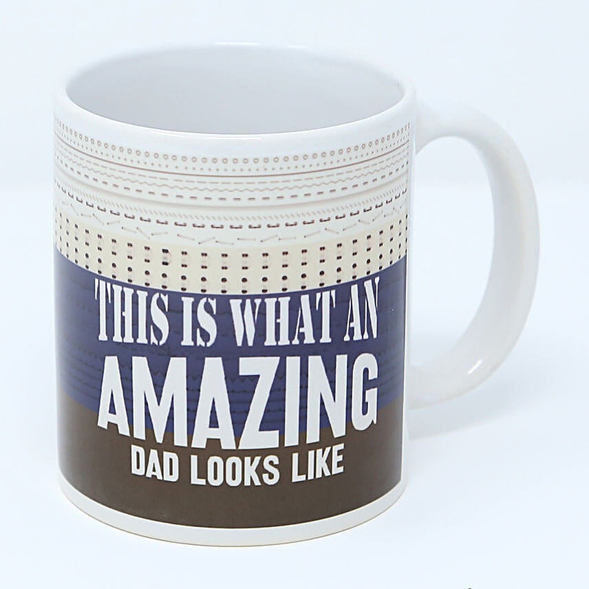 Amazing Dad White Ceramic Mug
