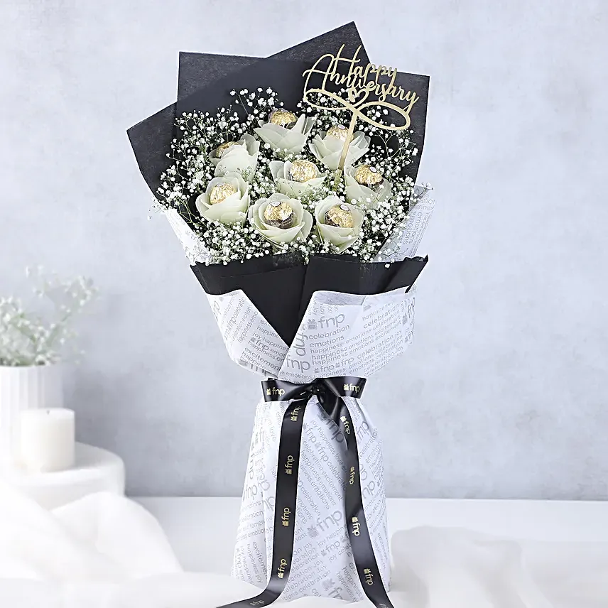 Anniversary Bliss Chocolate Bouquet