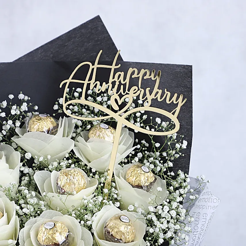 Anniversary Bliss Chocolate Bouquet