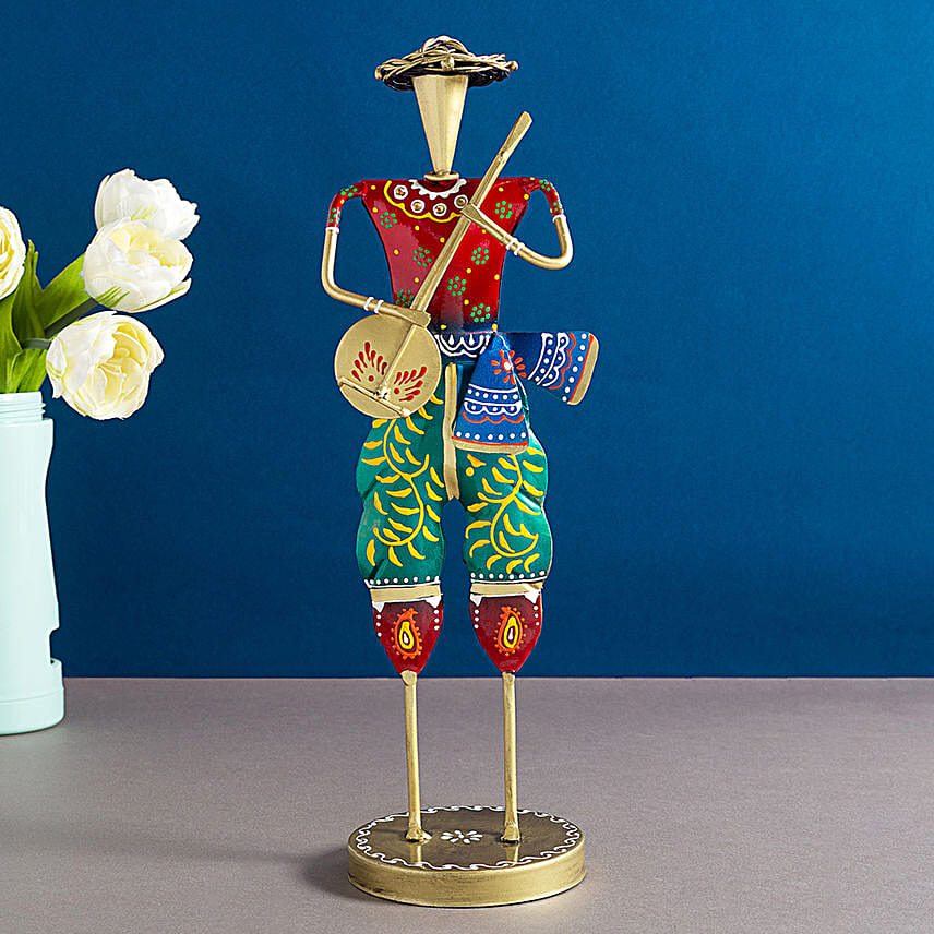 Antique Musician Figurine