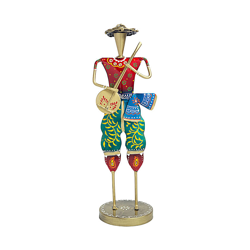 Antique Musician Figurine