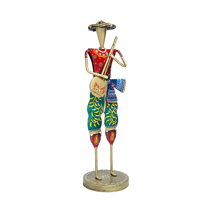 Antique Musician Figurine