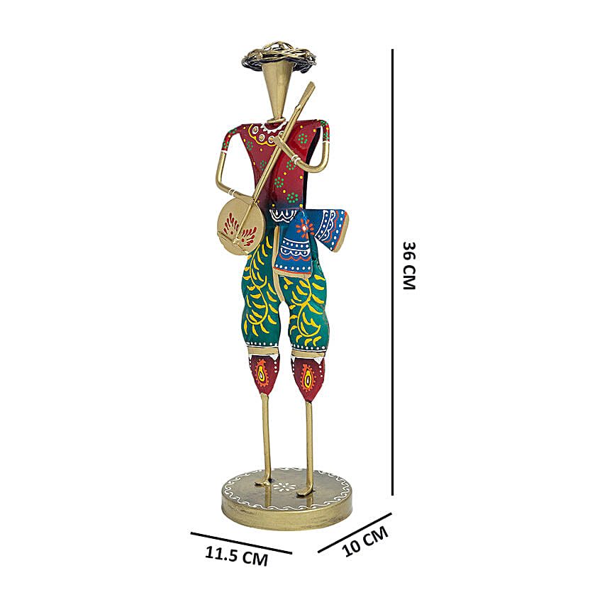 Antique Musician Figurine