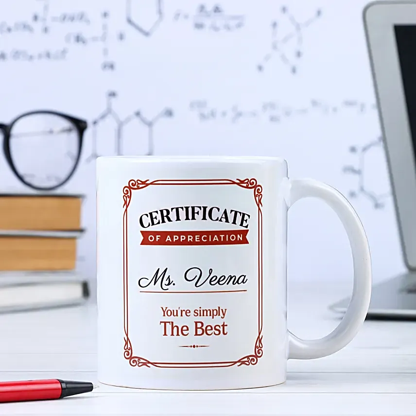 Appreciation Mug for Teachers