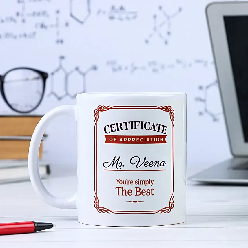 Appreciation Mug for Teachers