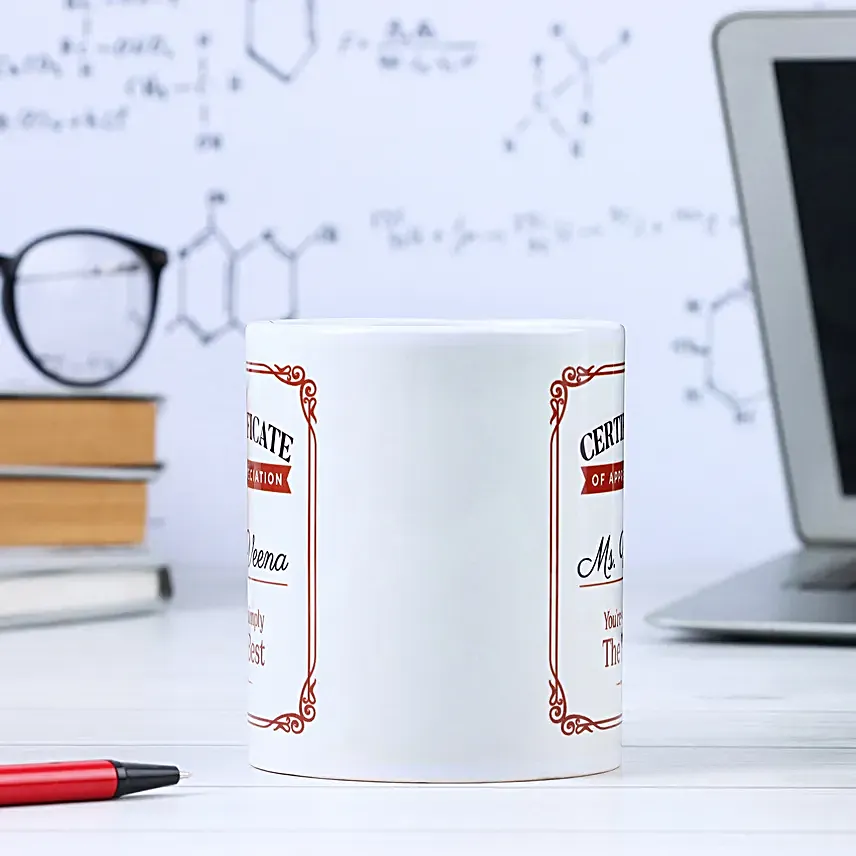 Appreciation Mug for Teachers