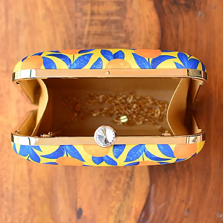 Artklim Artistic Orange Girl Clutch Bag