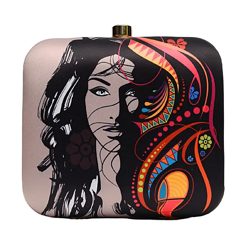 Artklim Boho Woman Charm Clutch Bag
