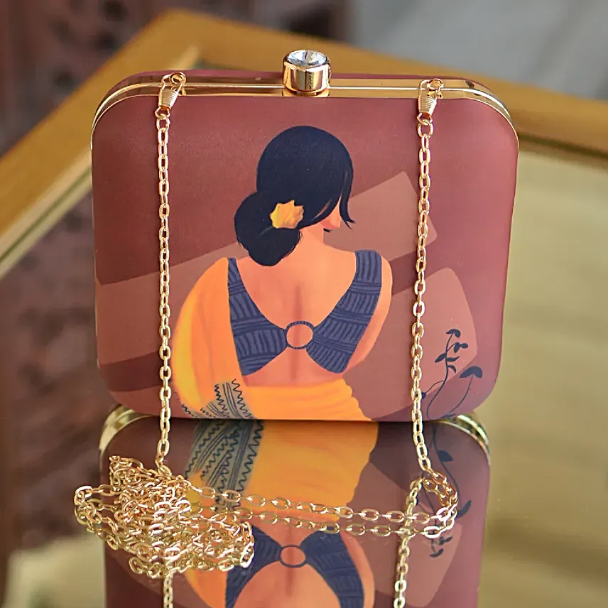 Artklim Indian Delicate Beauty Clutch Bag