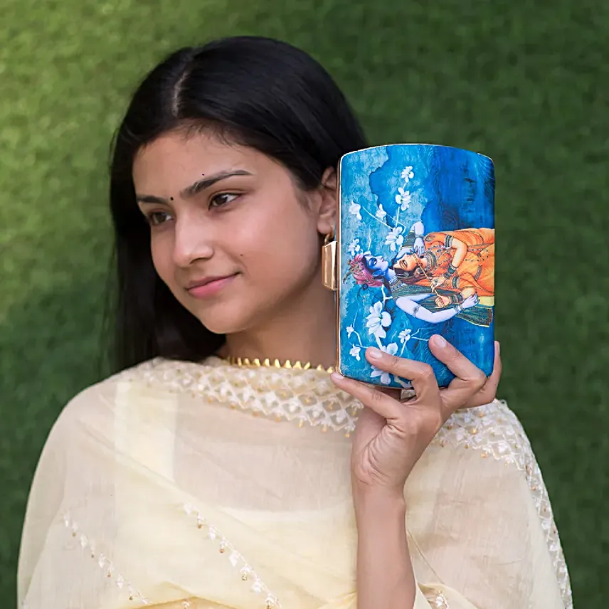 Artklim Majestic Radha Krishna Love Clutch Bag