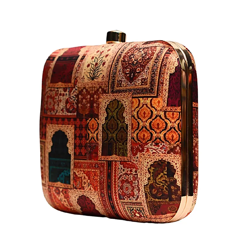 Artklim Mughal Style Doors Clutch Bag
