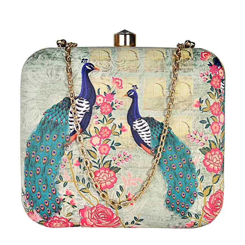 Artklim Royalty of Peacock Clutch Bag