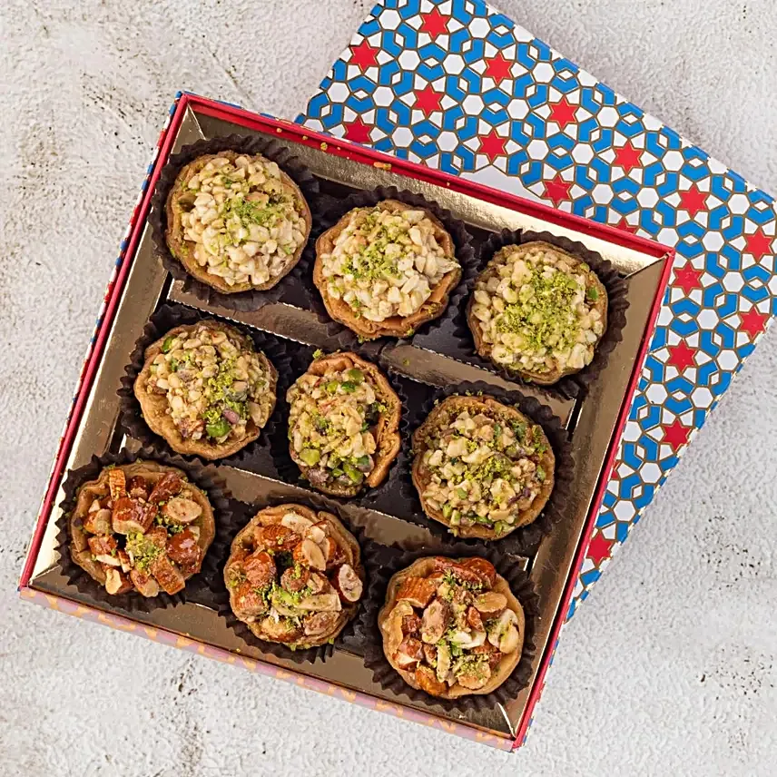 Assorted Dryfruits Tart Baklavas Box