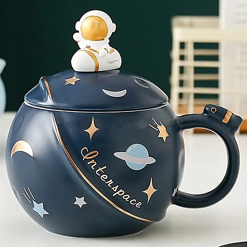 Astronaut Space Mug Blue