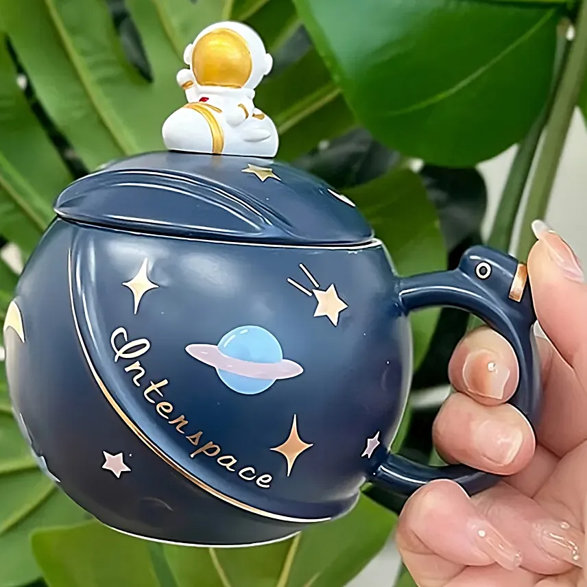 Astronaut Space Mug Blue