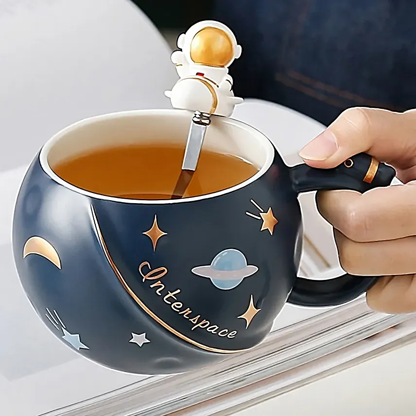 Astronaut Space Mug Blue