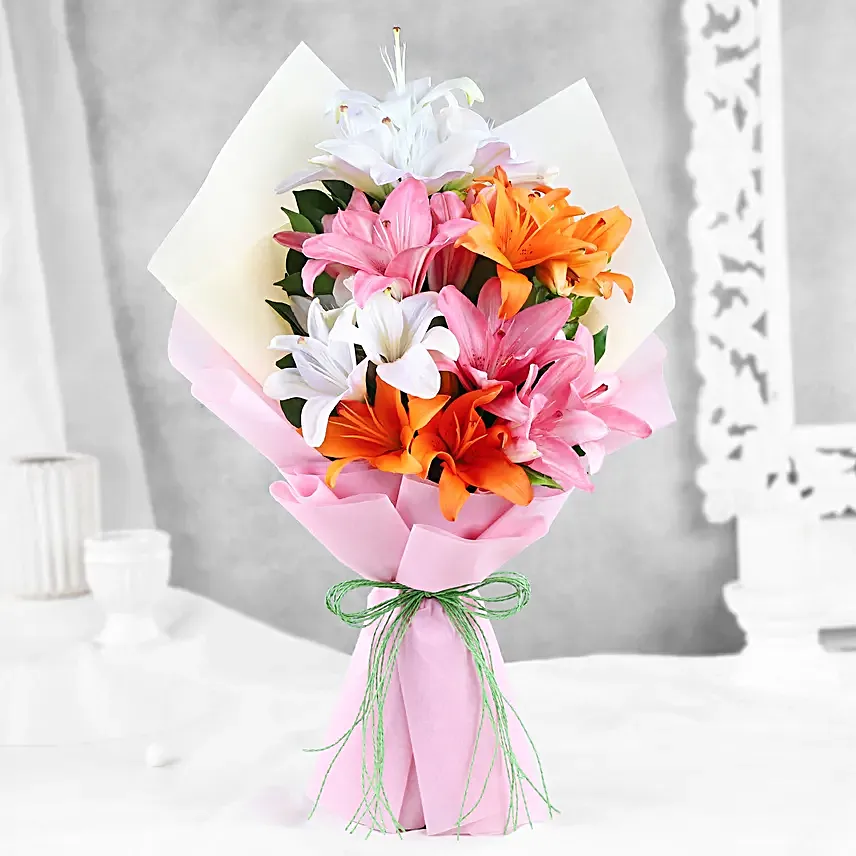 Online Attractive Mixed Lilies