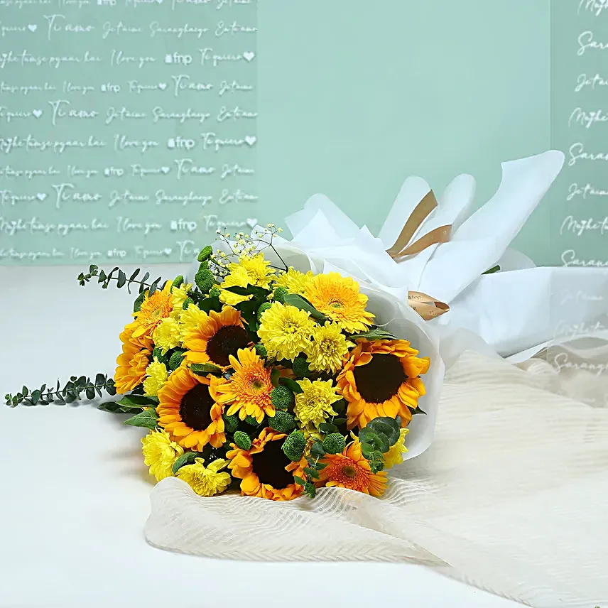 Autumn Garden Floral Love Bouquet